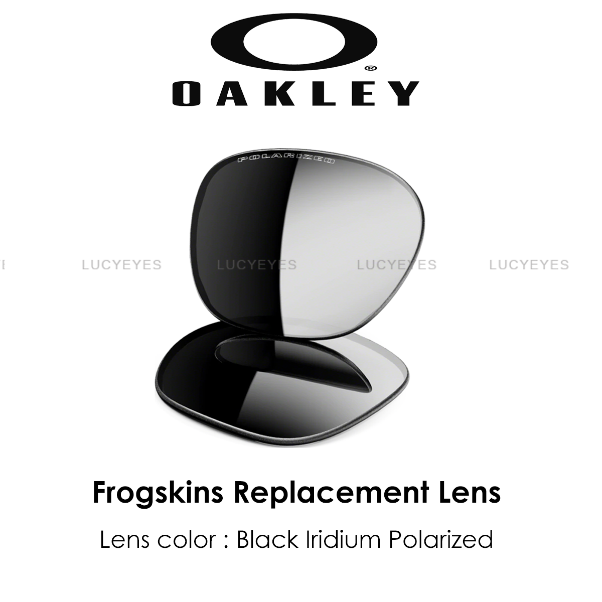 อะไหล่เลนส์ Oakley Frogskins OO9245 - สี Black Iridium Polarized