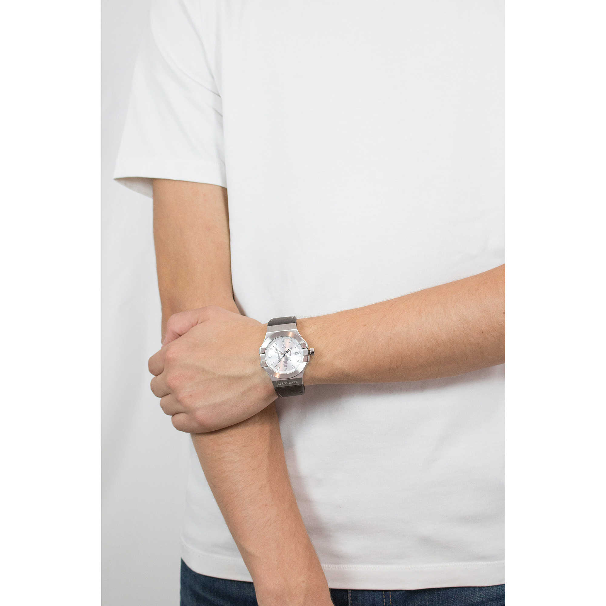 Maserati R8851108018 นาฬิกาผู้ชาย Potenza Quartz Men's Watch