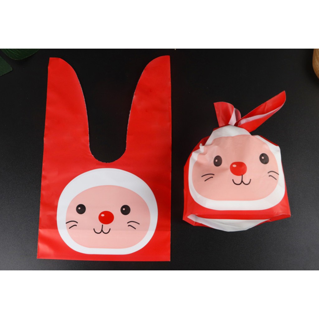 ถุงผูกหูกระต่าย ขนาด 13.5x22 ซม. แพ็คละ 47-50 ใบ (ชุดที่ 2/2)