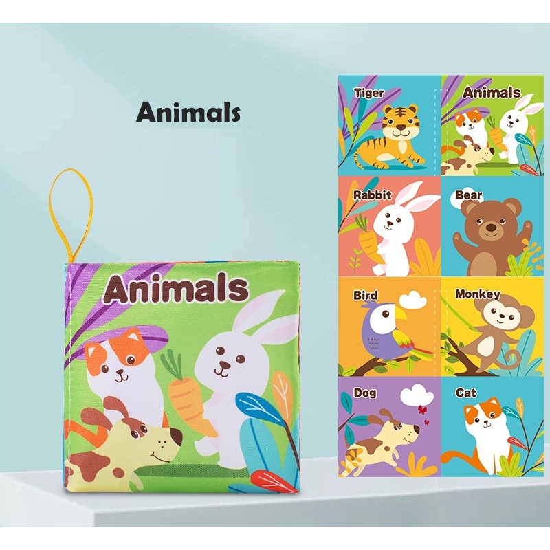 หนังสือผ้า ขนาดเล็ก หนังสือผ้าเสริมพัฒนาการ