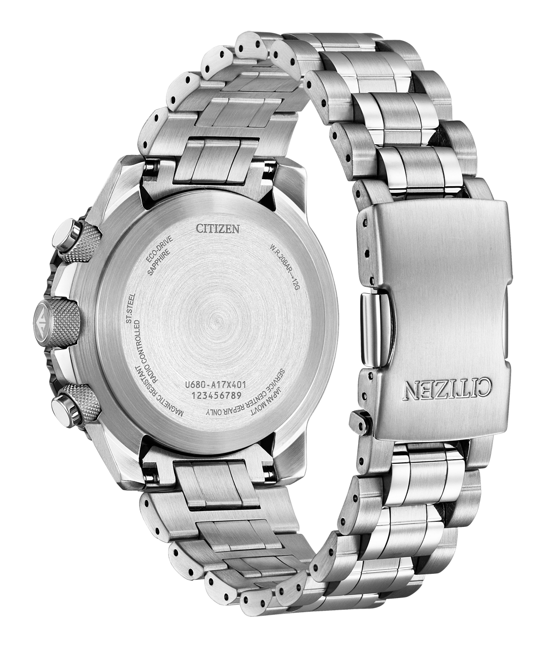 Citizen JY8086-89X นาฬิกาผู้ชาย Eco-Drive Radio-Controlled Perpetual Men's Watch