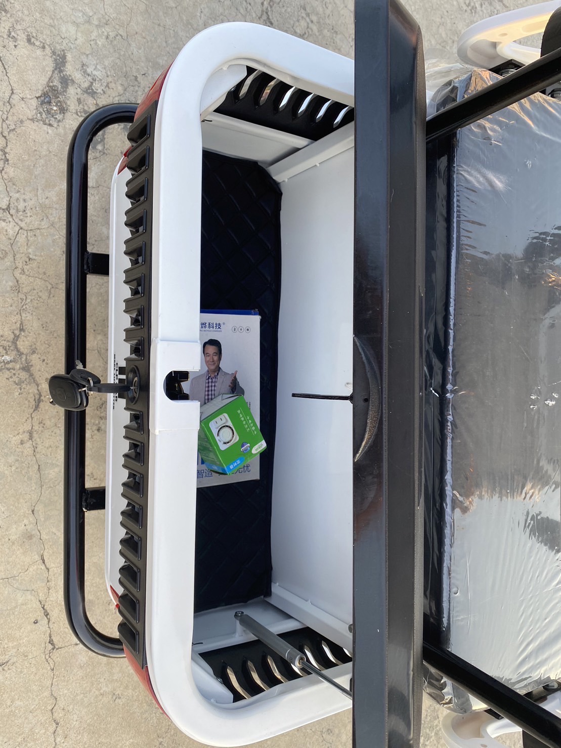 รถไฟฟ้า 4 ล้อ 4-5 ที่นั่ง รุ่น M-01T ยี่ห้อ CLP CAR ขับแฮนด์บิด