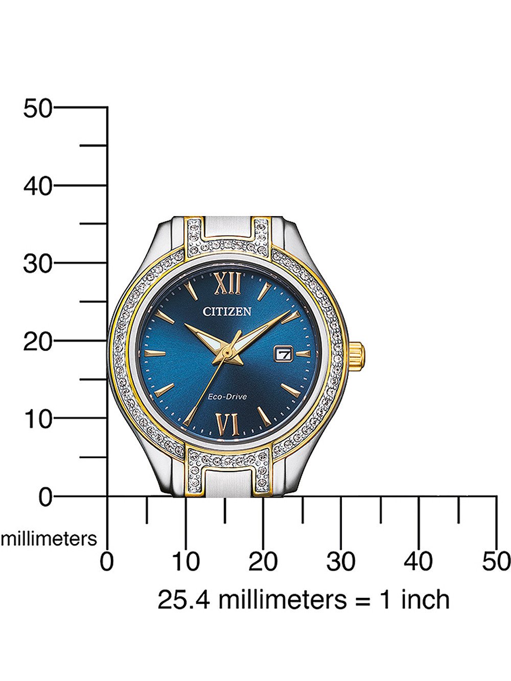 Citizen FE1234-50L นาฬิกาผู้หญิง Eco-Drive Elegance Women's Watch