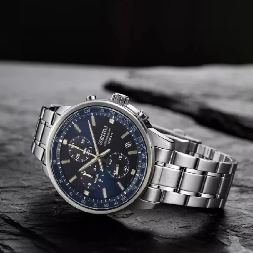 Seiko SSB377P1 นาฬิกาผู้ชาย Chronograph Watch