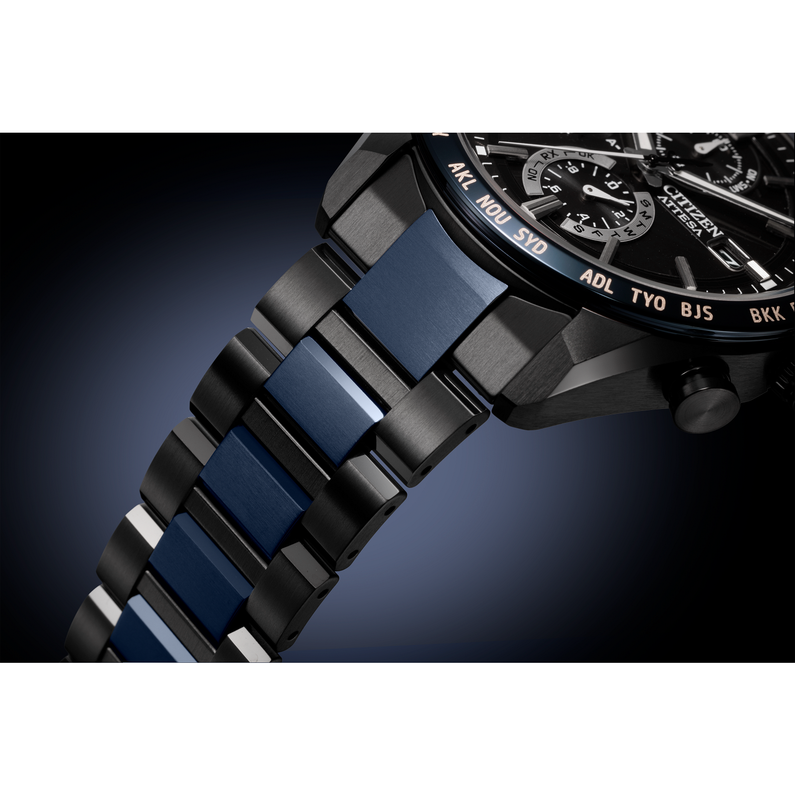 Citizen AT8187-75E นาฬิกาผู้ชาย Attesa Radio Controlled 35TH ANNIVERSARY LIMITED TITANIUM Eco-Drive Men's Watch