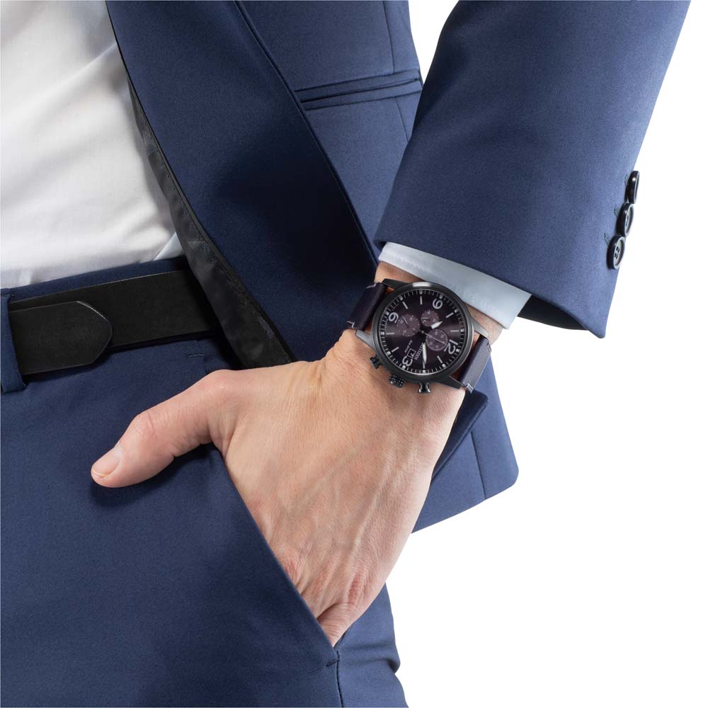 Citizen CA0745-29E นาฬิกาผู้ชาย Eco-Drive Chronograph Men's Watch