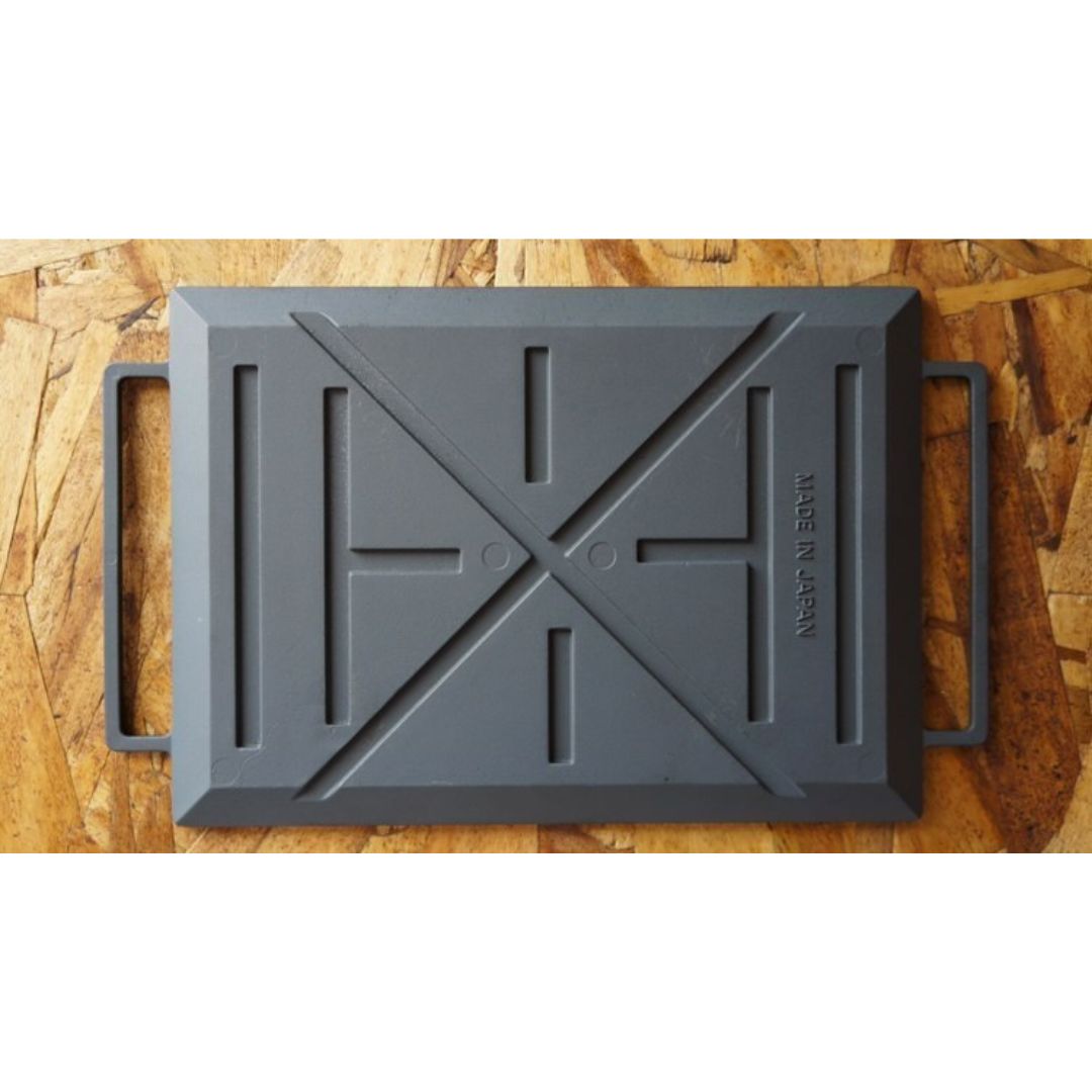 [PRE-ORDER] กระทะย่างสเต็ก กระทะสนาม Gaobabu B6 multi-grill plate อุปกรณ์แค้มปิ้ง Made in Japan นำเข้าจากญี่ปุ่น Size 12.5 x 17.5 cm