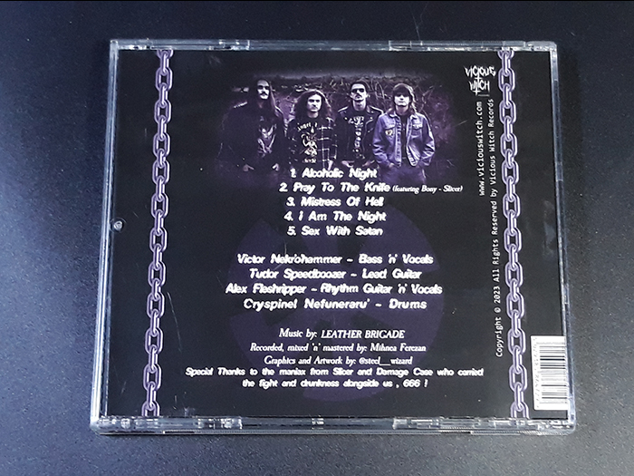 LEATHER BRIGADE 'Pray To The Knife' CD