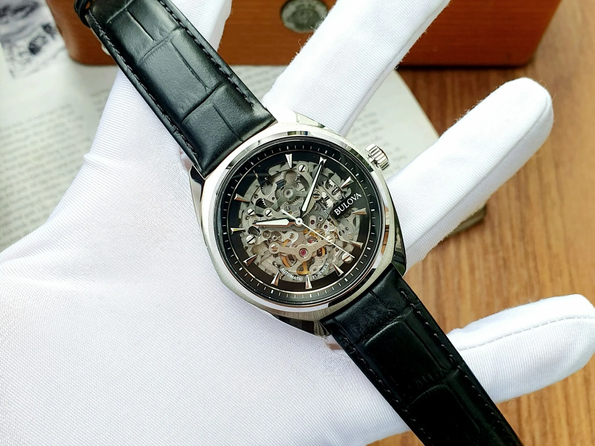 Bulova 96A310 นาฬิกาผู้ชาย Automatic Men's Watch