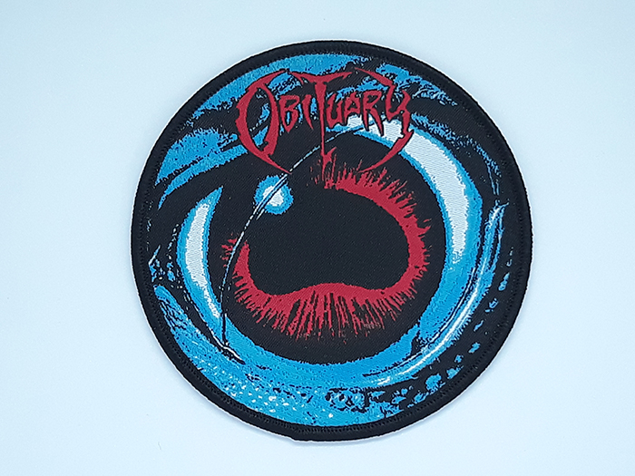 OBITUARY 'Cause Of Death' Woven Patch อาร์มแบบทอ