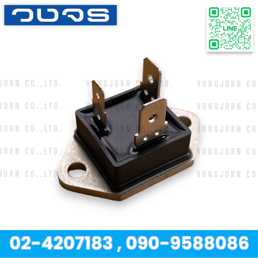 TRIAC TG25C60 SANREX แท้ ไตรแอค 25A 600V Isolate Mold Type Gate Trigger Current 50mA Max ใช้สำหรับหรี่ไฟและเครื่องทำน้ำอุ่น TO-3