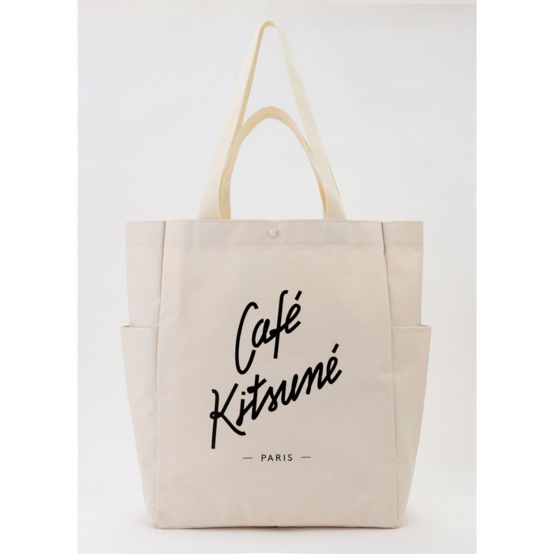[PRE-ORDER] กระเป๋าผ้า คาเฟ่ คิทสึเนะ Café Kitsuné SPECIAL BOOK 2WAY TOTE BAG กระเป๋าสีขาว ใบใหญ่ นำเข้าจากญี่ปุ่น