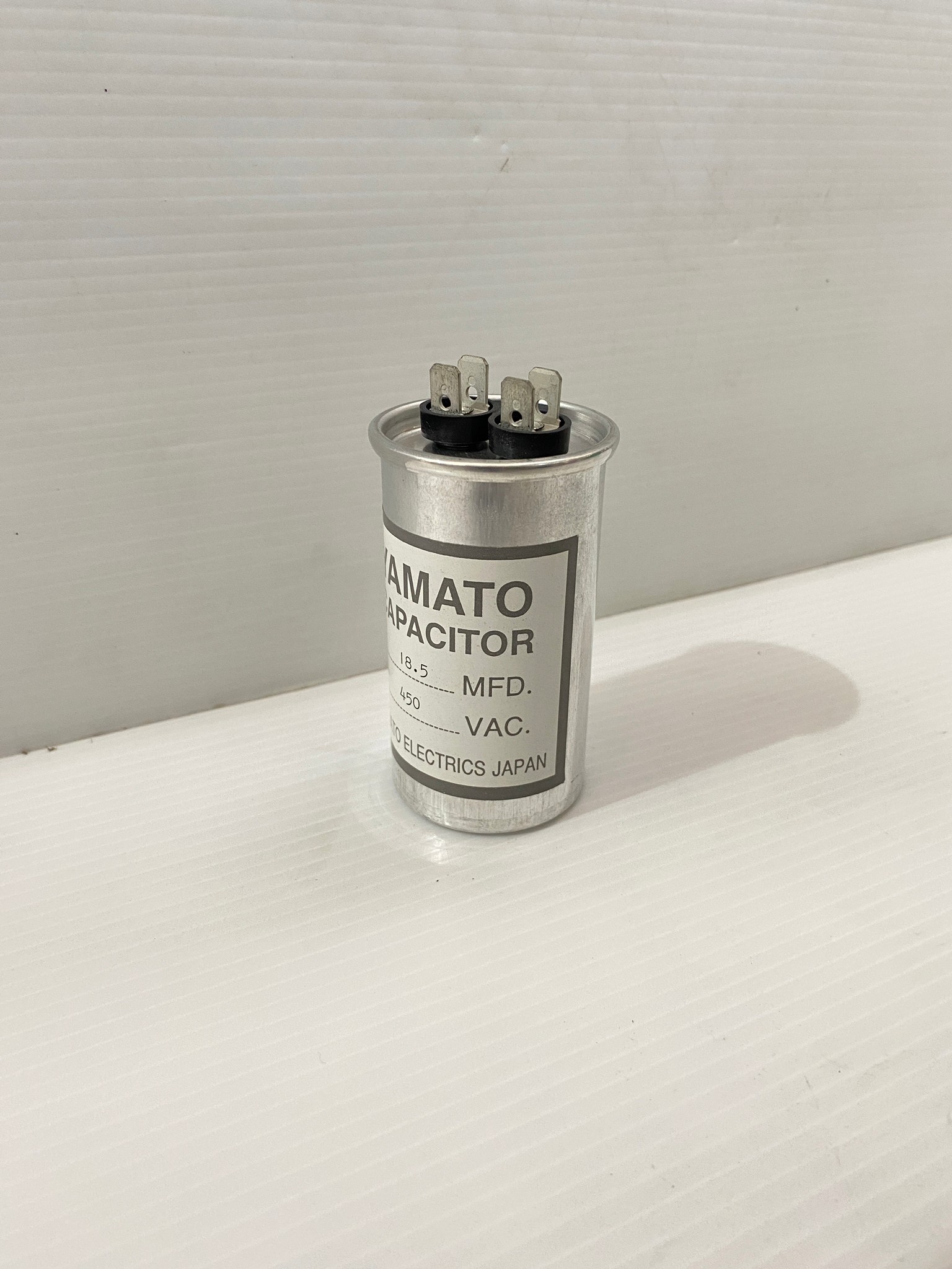 คาปาซิเตอร์ 18.5uF 450v. ปั๊มหอยโข่งมิตซูบิชิ(No.1.5-2HP) คอนเดนเซอร์ #YAMATO อลูมิเนียม