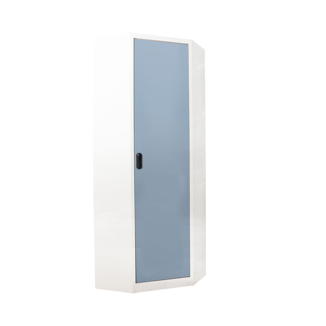 ตู้หนังสือเข้ามุม KIOSK บานเปิดทึบ