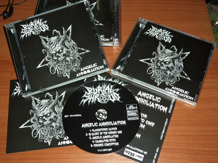 BURIAL SHROUD'Angelic Annihilation'MCD.