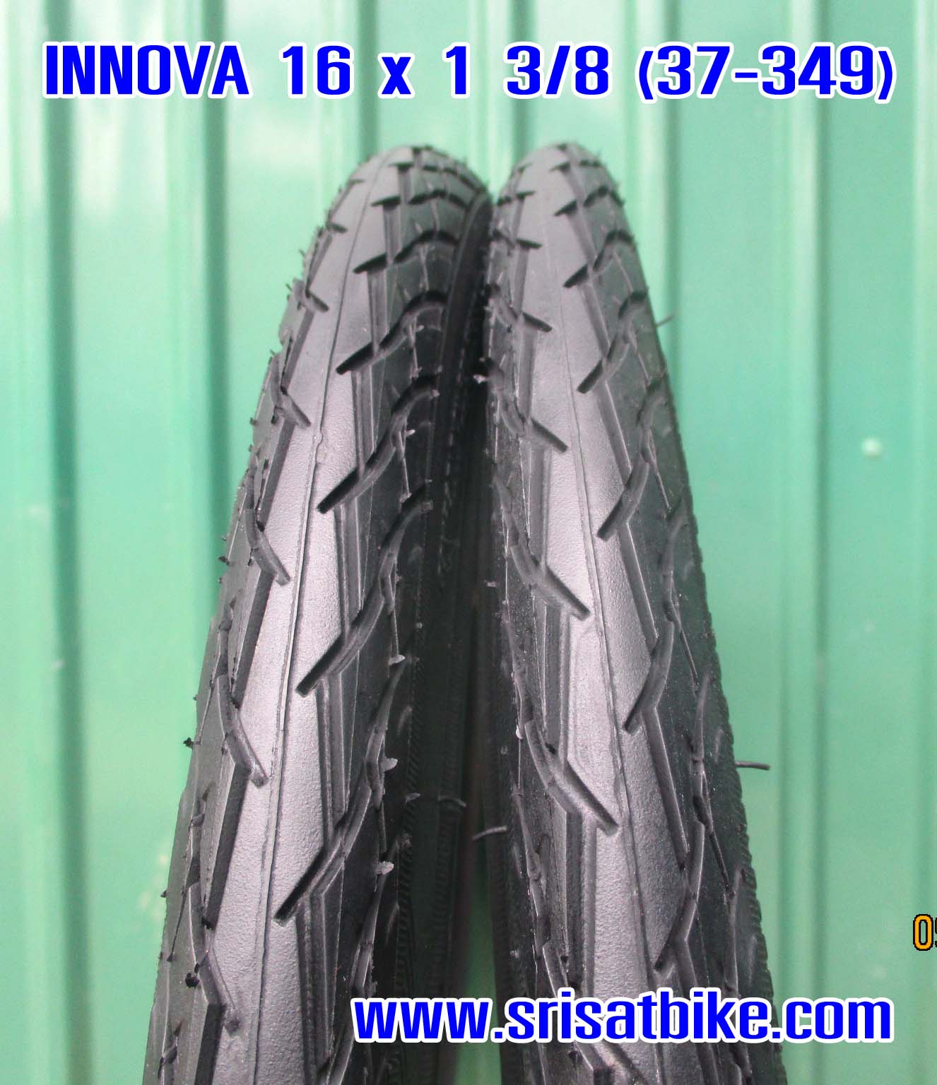 ยางจักรยาน 16 x 1 3/8 INNOVA พร้อมยางใน 2 เส้น <ส่งฟรีEMS >