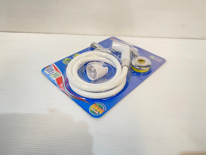 VEGARR ชุดสายฉีดชำระ PVC รุ่น SAVE S-VK838 สีขาว