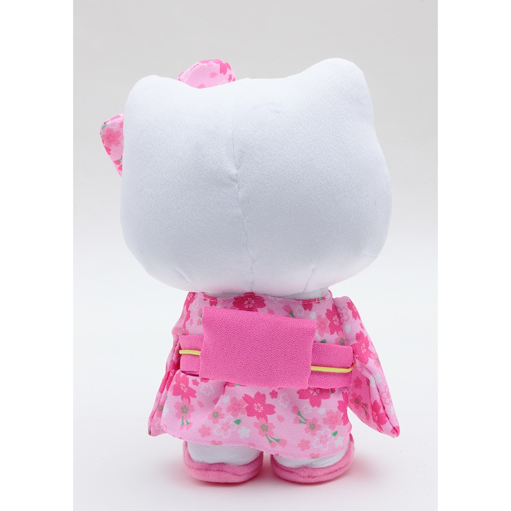 [PRE-ORDER] ตุ๊กตา คิตตี้ กิโมโน ซากุระ สีชมพู Hello Kitty PINK Kimono Sakura Size S นำเข้าจากญี่ปุ่น ハローキティ 桜着物