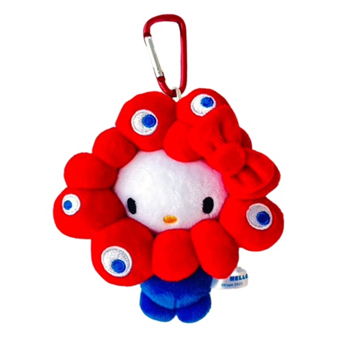[PRE-ORDER] พวงกุญแจ ตุ๊กตา คิตตี้ Hello Kitty x MYAKU-MYAKU Official Mascot Keychain งาน Osaka Expo 2025 นำเข้าจากญี่ปุ่น EXPO2025 サンリオキャラクターズ ミャクミャクなりきりぬいぐるみBC ハローキティ