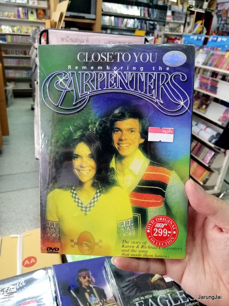 dvd carpenters close to you remembering หนังสารคดี dvd aps dvd s inter