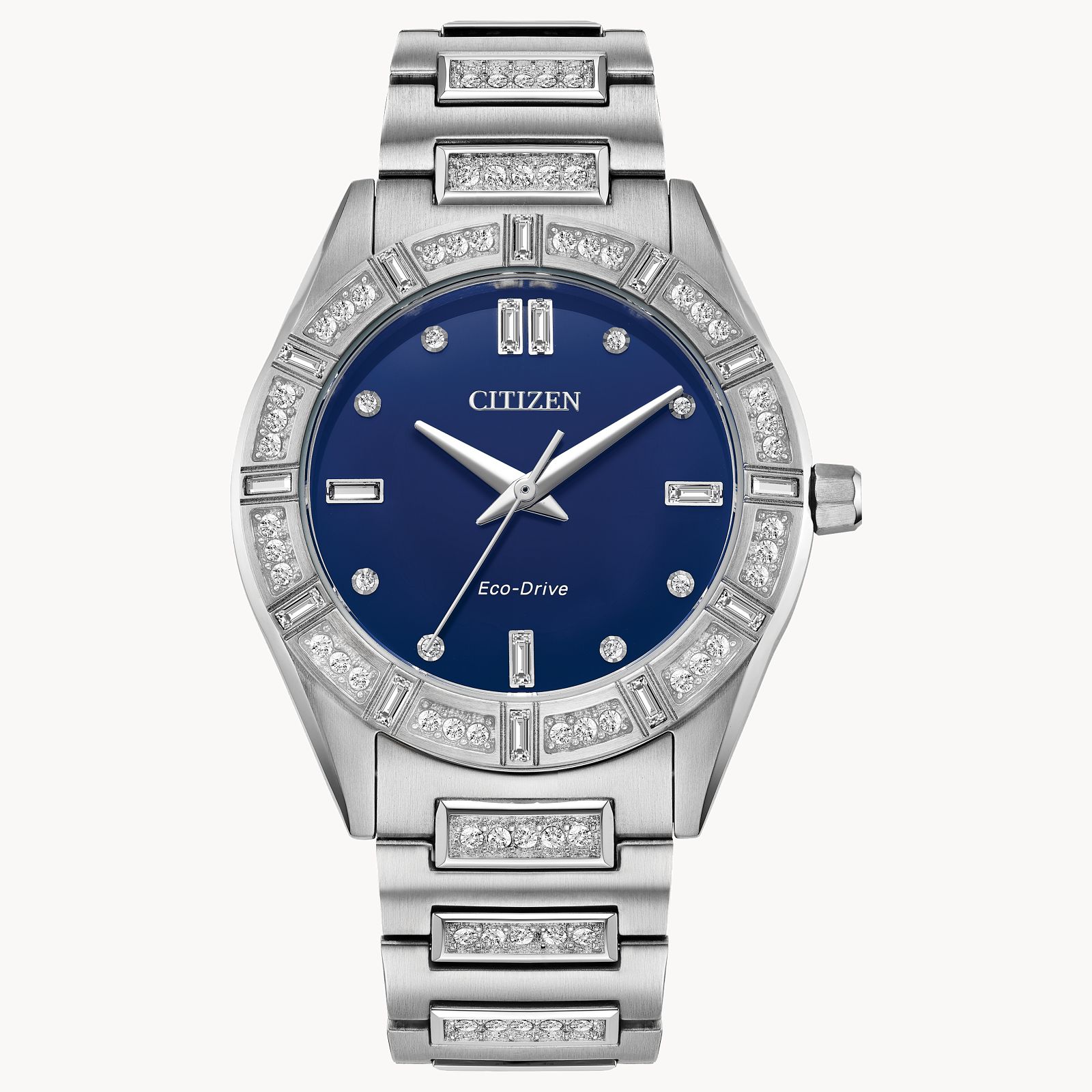 Citizen EM1020-57L นาฬิกาผู้หญิง Silhouette Crystal Eco-Drive Women's Watch