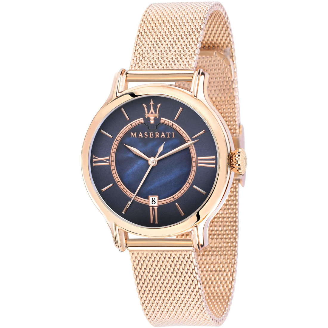 Maserati R8853118513 นาฬิกาผู้หญิง Epoca Rose Gold Tone Quartz Women's Watch