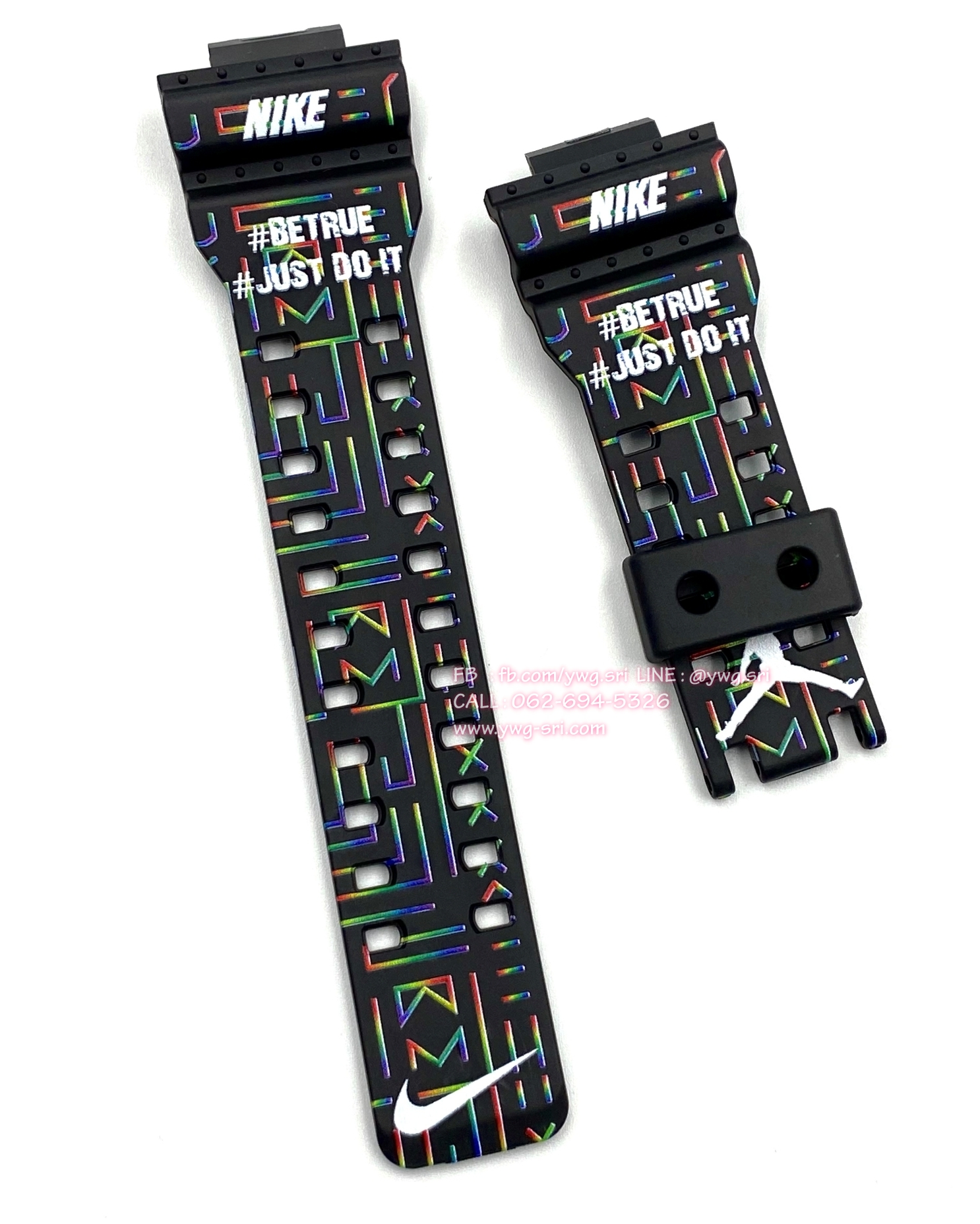 กรอบสาย G-SHOCK แท้✅ สีดำด้าน สกรีนลาย NIKE ใส่ได้กับรุ่น GA-100 ,GA-110 ,GA-120 ,GA-140 ,GAX-100 ,GD-100 ,GD-120