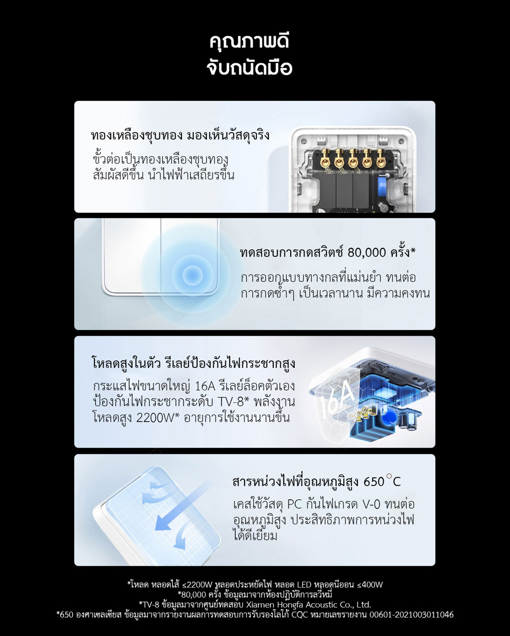 Xiaomi Smart Wall Switch - สวิทซ์ไฟบ้านอัจฉริยะเสี่ยวหมี่ (BLE Mesh) (L+N) (CN)