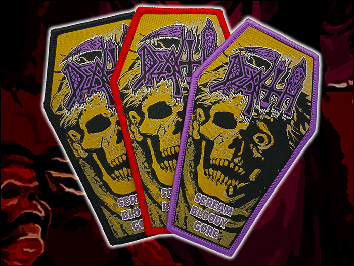 DEATH 'Scream Bloody Gore' Woven Patch อาร์มแบบทอ