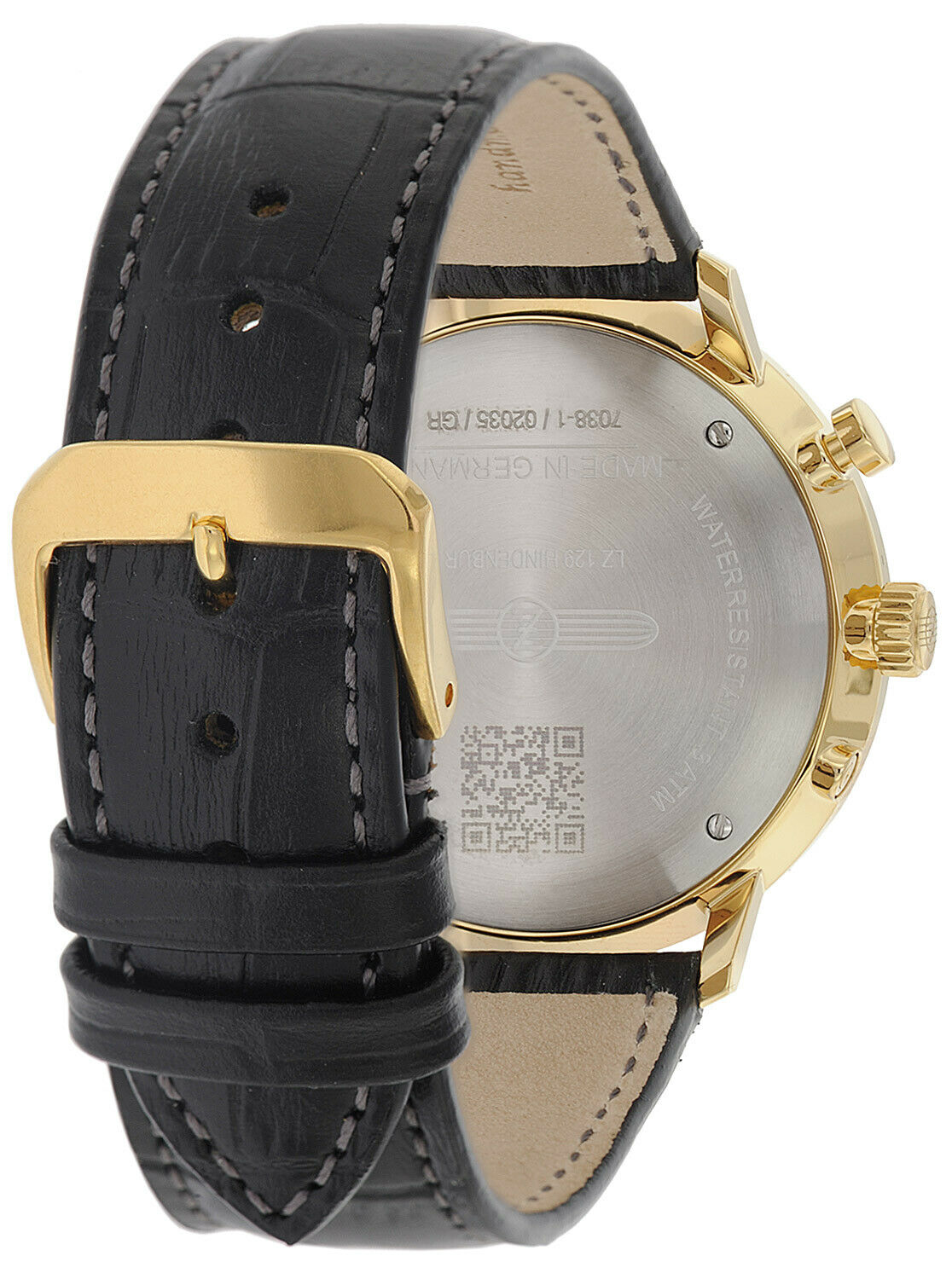 Zeppelin 7038-1 นาฬิกาผู้ชาย Hindenburg Moonphase Men's Watch Made In Germany