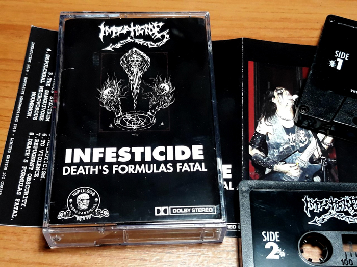 INFESTICIDE'Death's Formulas Fatal' Tape
