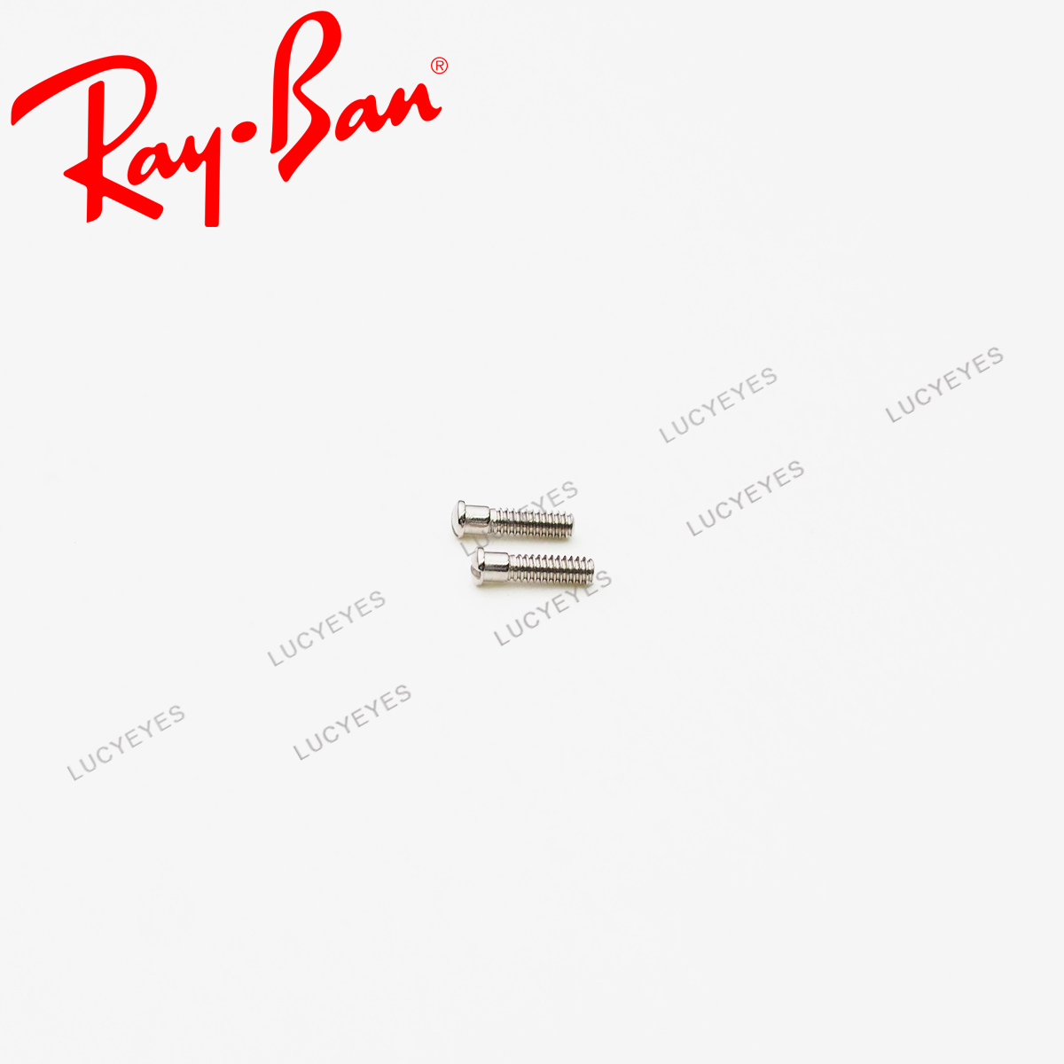 น๊อตแว่น RAYBAN แท้ 100% RB4181F สีเงิน