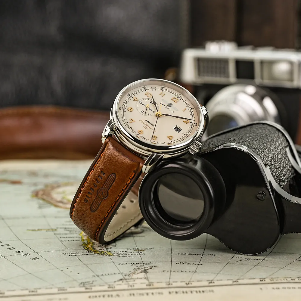 Zeppelin 9668-5 นาฬิกาผู้ชาย Automatic Méditerranée Men's Watch