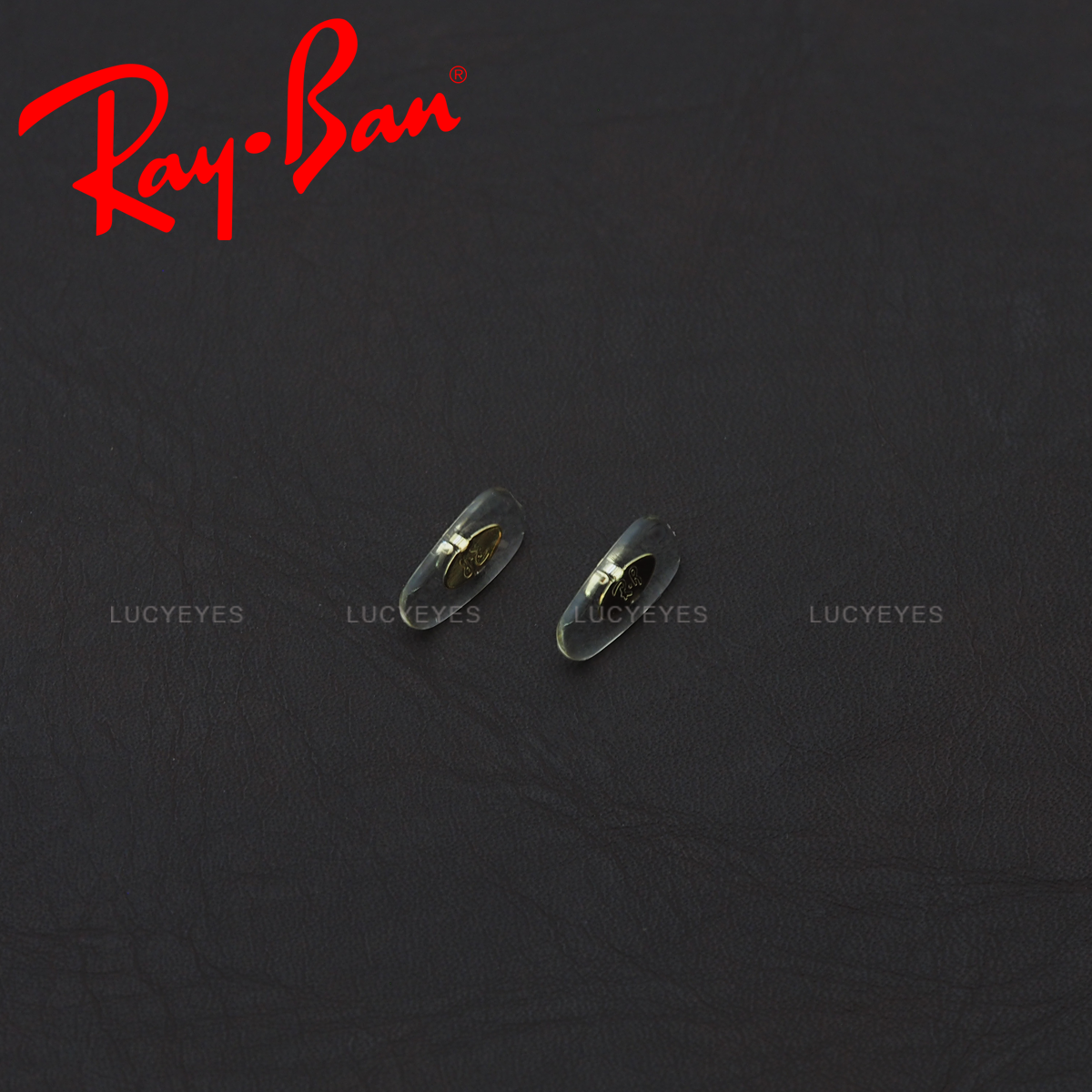 แป้นจมูก RAYBAN แท้ 100% แบบหนีบ (สีใส โลหะทอง)