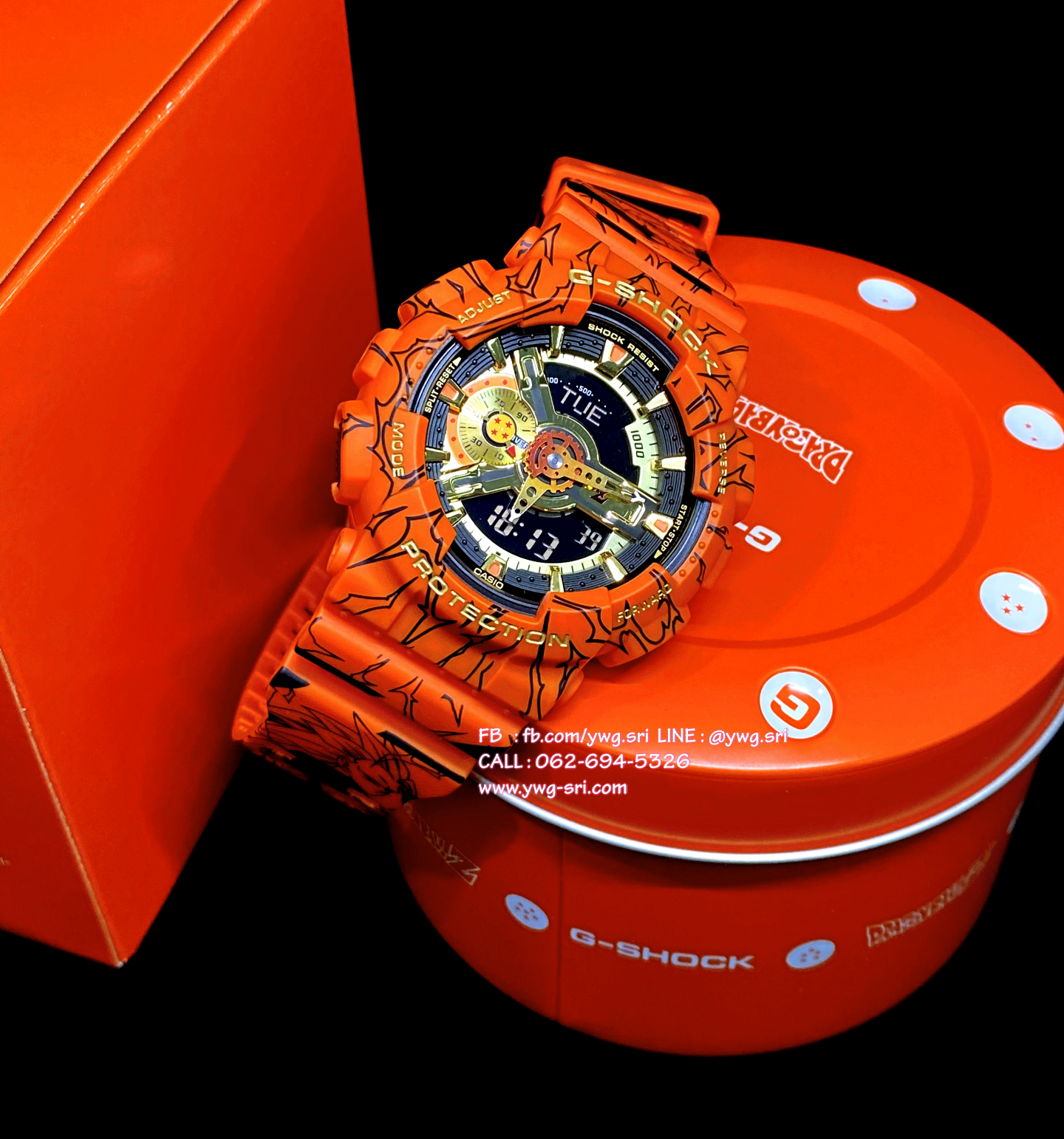 G-SHOCK x DRADON BALL LIMITED EDITION รุ่น GA-110JDB-1A4