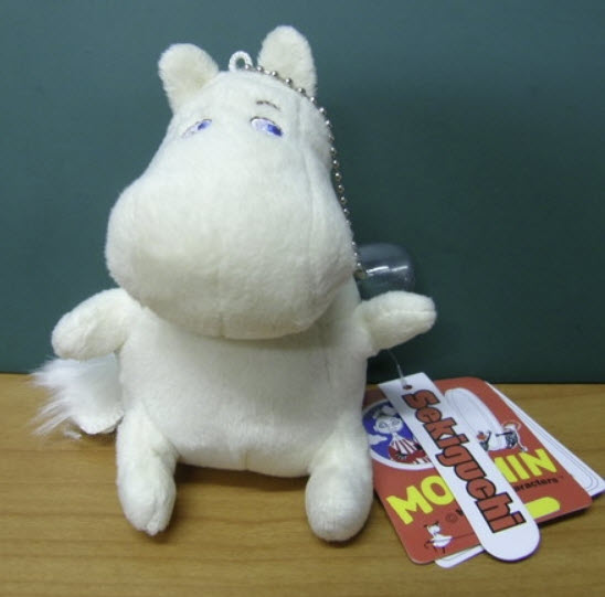 Moomin โทนสีเหลืองอ่อน ขนาด 4 นิ้ว (Sekiguchi)