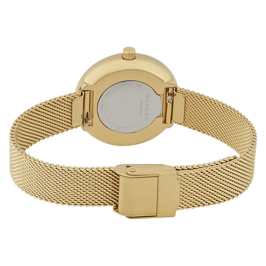 Skagen SKW2614 นาฬิกาผู้หญิง Skagen รุ่น SKW2614, Signature Gold tone Quartz Women's Watch
