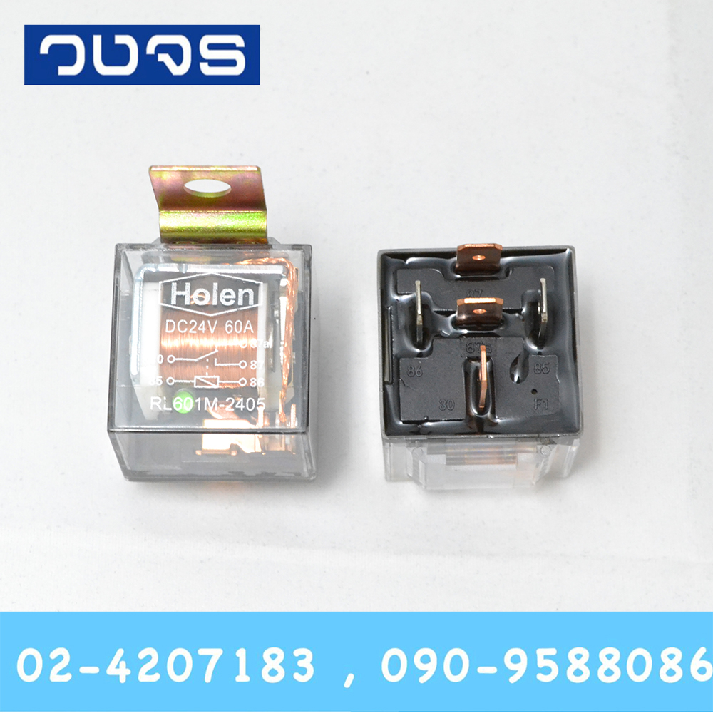 RL601M-2405 24VDC 60A 1NO1NC 5ขา