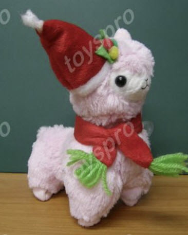อัลปาก้า (Alpaca) ชุดแซนต้า ขนาด 6 นิ้ว