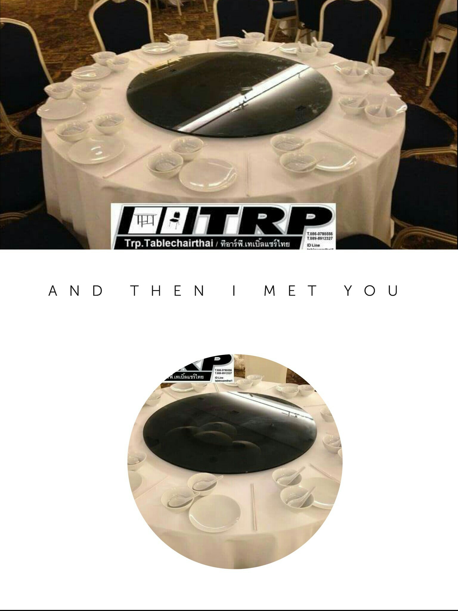 จานหมุน,รางหมุนอลูมิเนียม,จานหมุนกระจก,จานหมุนโต๊ะจีน,จานหมุนโต๊ะอาหาร เลซีซูซัน Lazy Susan Turntable 懒惰的苏珊 旋转底座 食品转盘 ขนาด 28 นิ้ว (ใช้กับกระจก 140 ซม.สำหรับโต๊ะกลม 220 ซม.) Trp.Tablewarethai / ทีอาร์พี.เทเบิ้ลแวร์ไทย