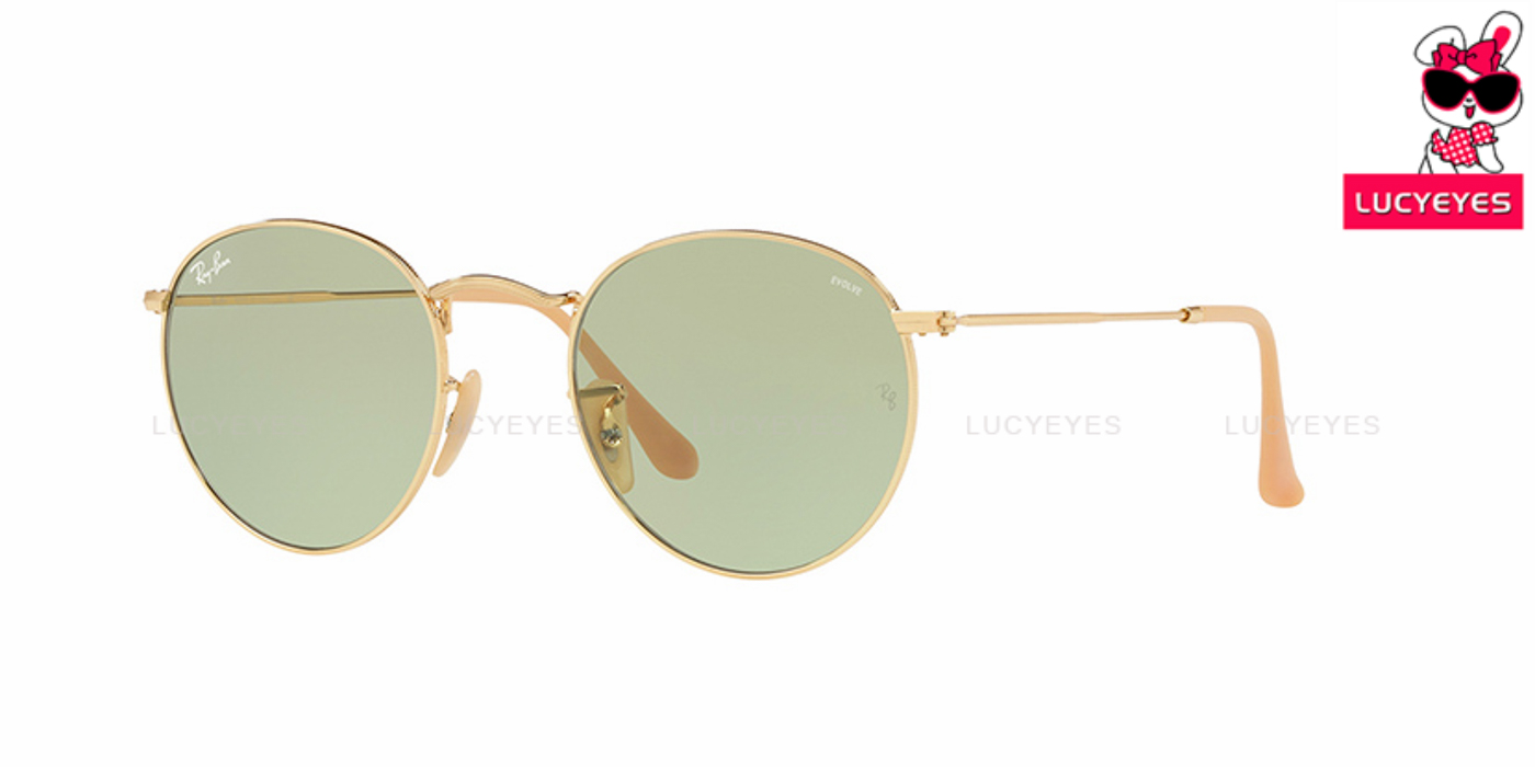 RayBan RB3447 9064/4C ROUND METAL PHOTOCHROMIC