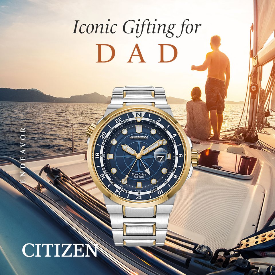 Citizen BJ7144-52L นาฬิกาผู้ชาย Eco-Drive Endeavor Men's Watch