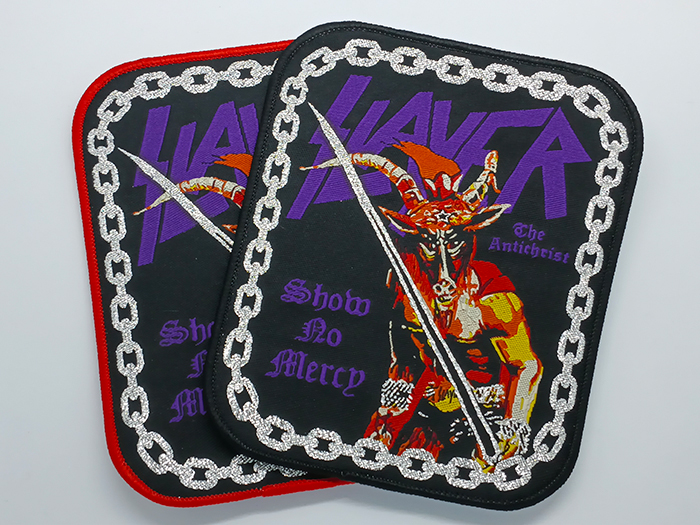 SLAYER 'Show No Mercy' Woven Patch อาร์มแบบทอ