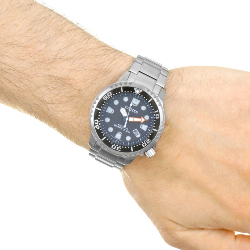 Citizen BN0150-61E นาฬิกาข้อมือผู้ชาย Eco-Drive Promaster Marine ISO Cert. Divers 200m Men's Watch