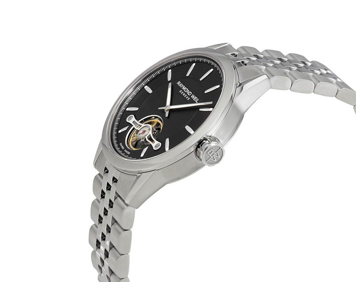 Raymond Weil 2780-ST-20001 นาฬิกาผู้ชาย Freelancer Geneve Open Heart Automatic Men's Watch