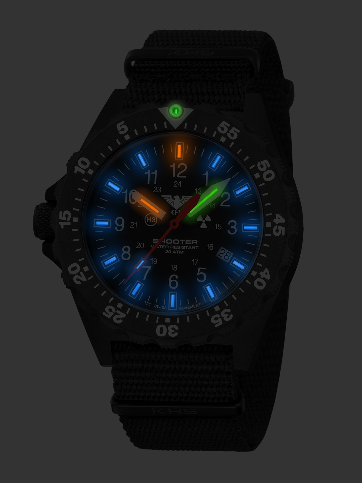 KHS Tactical KHS.SH2OT.NB นาฬิกา Shooter MKII Quartz Watch
