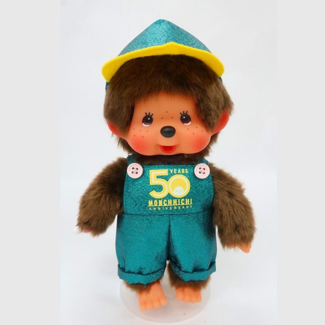 [PRE-ORDER] เซ็ท 2 ตัว ตุ๊กตา ม่อนชิชิ ครบรอบ 50 ปี Size S Let's! Go Monchhichi TOWN Abeno Harukas limited edition 『Let’ｓ！Go モンチッチ TOWN』あべのハルカス