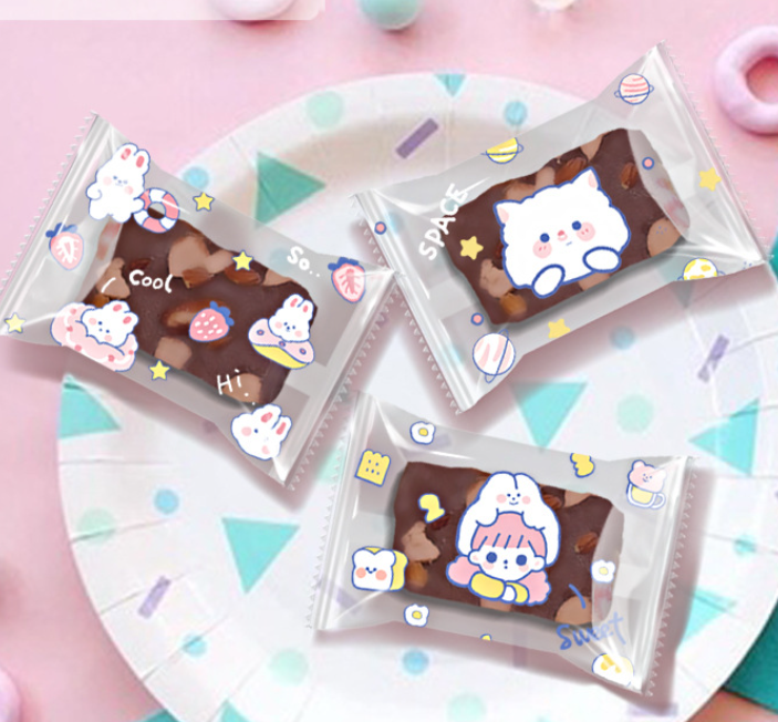 ถุงซีล ใส่ขนม คุกกี้ ลูกอม ขนาด 7x9.5-10 ซม. จำนวน 97-100 ใบ/แพ็ค ชุดที่ 5/5