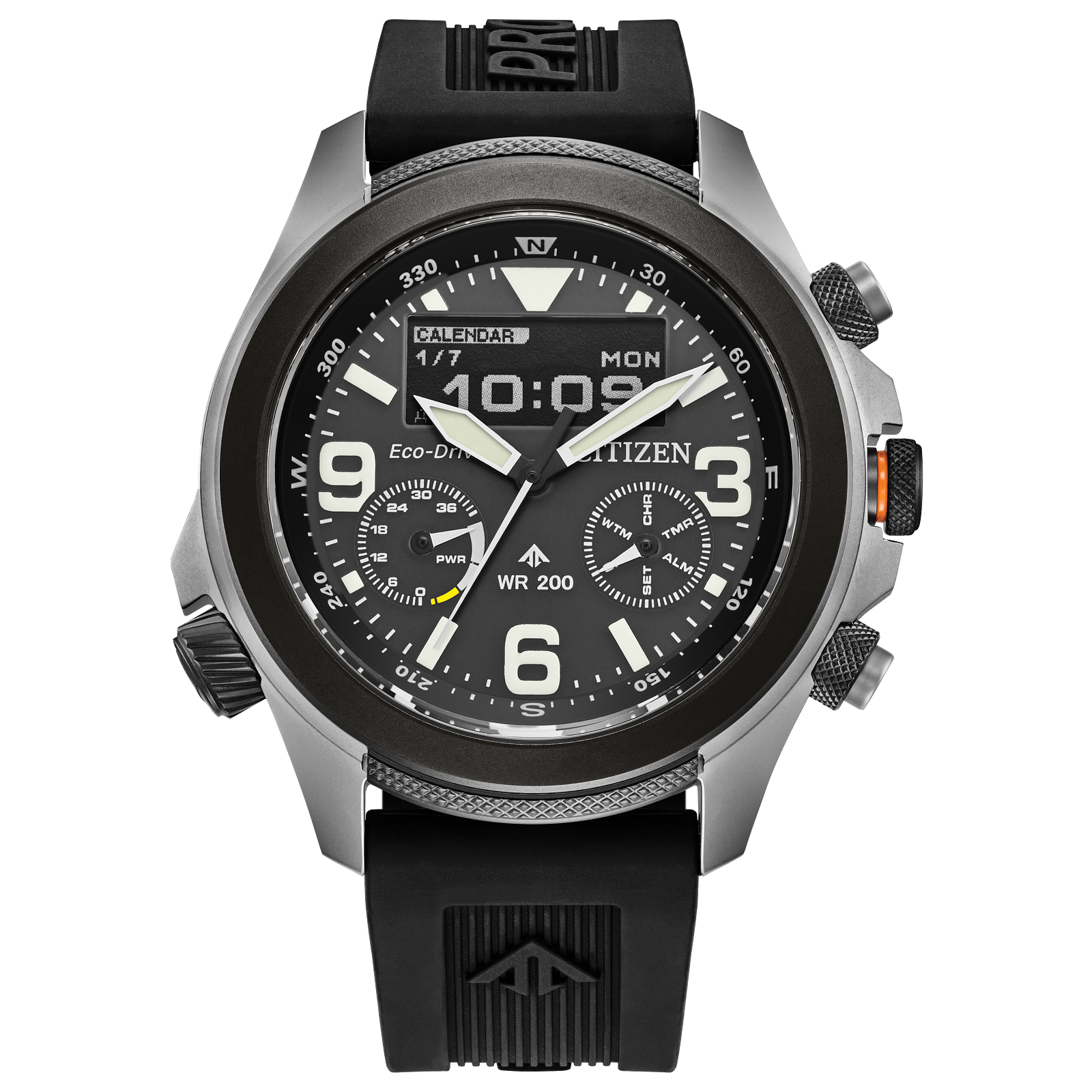 Citizen JV1007-07E นาฬิกาผู้ชาย Promaster Land U822 Eco-Drive Men's Watch