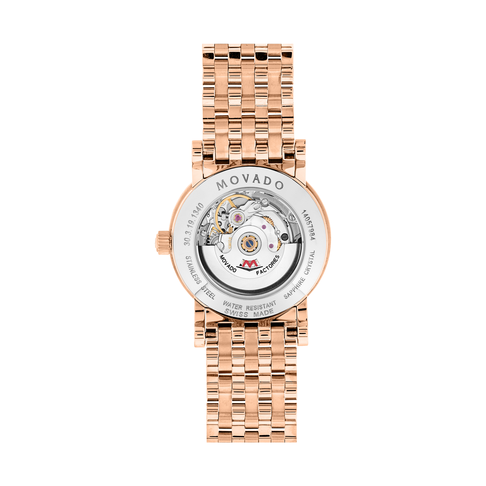 Movado 0607064 นาฬิกาผู้หญิง Red Label Automatic Women's Watch
